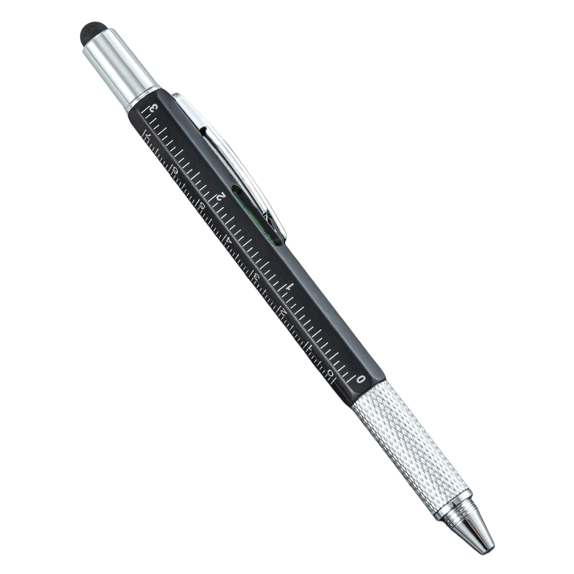 6 in 1 multi tool pen 6 in 1 multi tool pen-Black