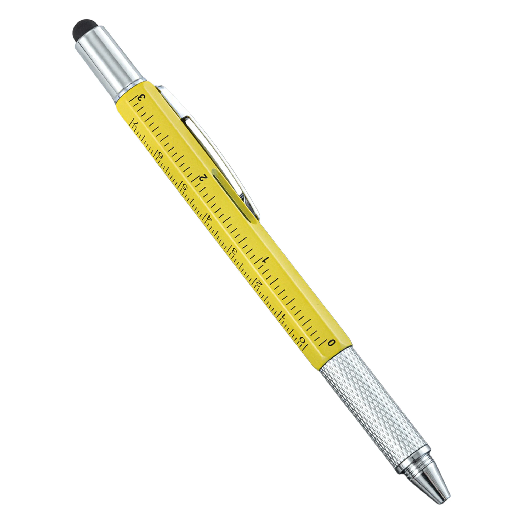 6 in 1 multi tool pen 6 in 1 multi tool pen-Yellow