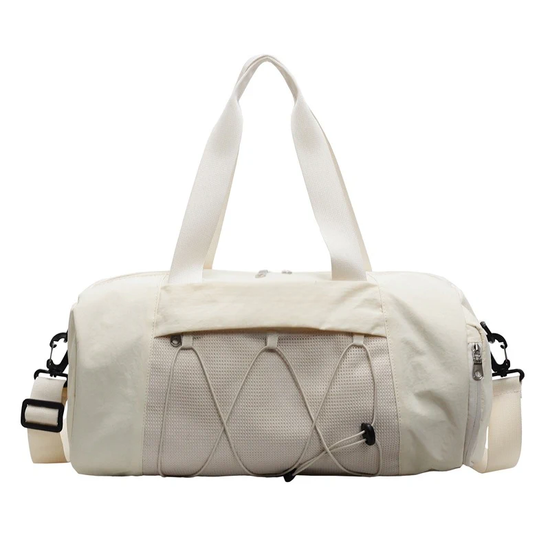 multi functional gym and travel duffel bag multi functional gym and travel duffel bag-Creamy-White