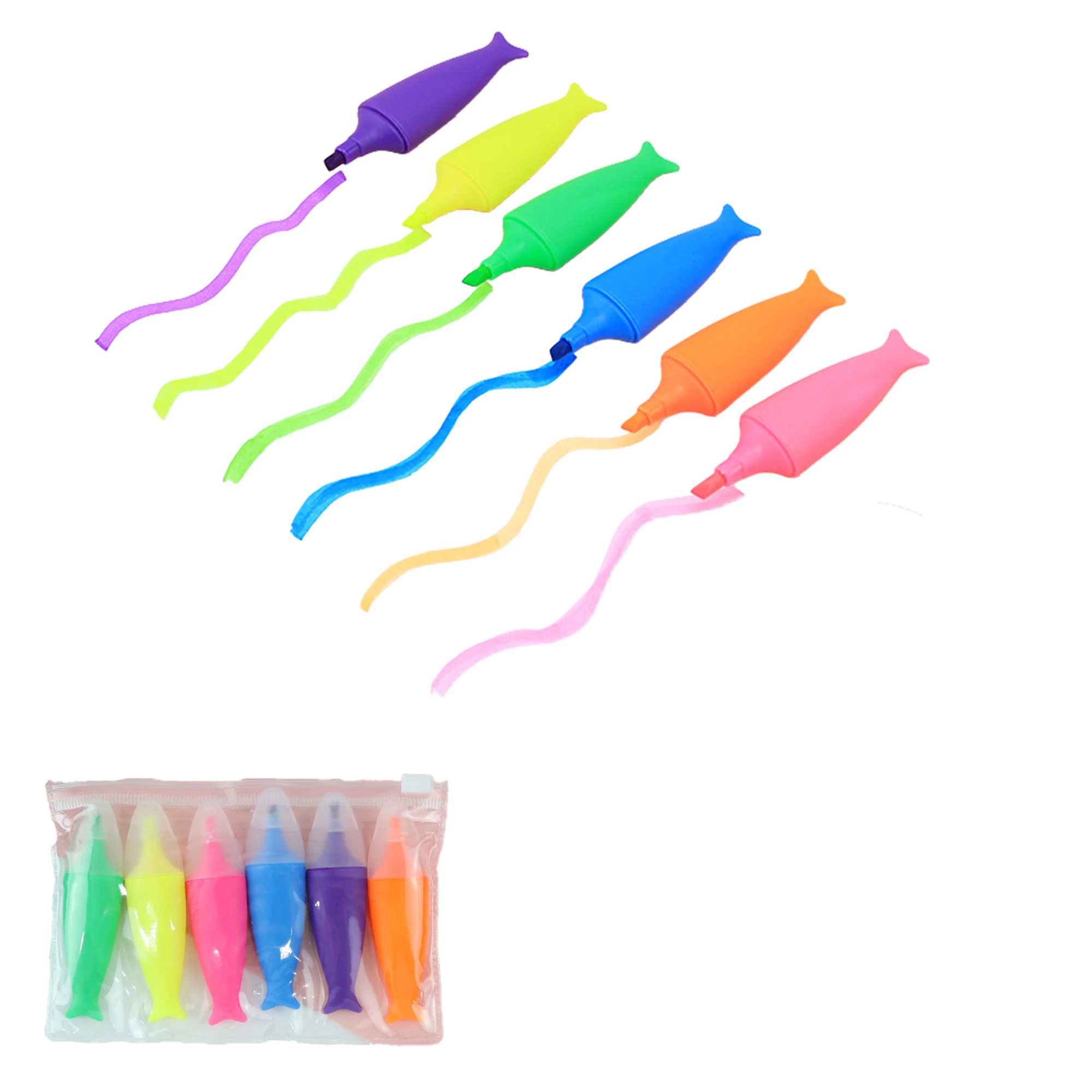 Fish-shaped Highlighters Fish-shaped Highlighters-Main-Without-Logo
