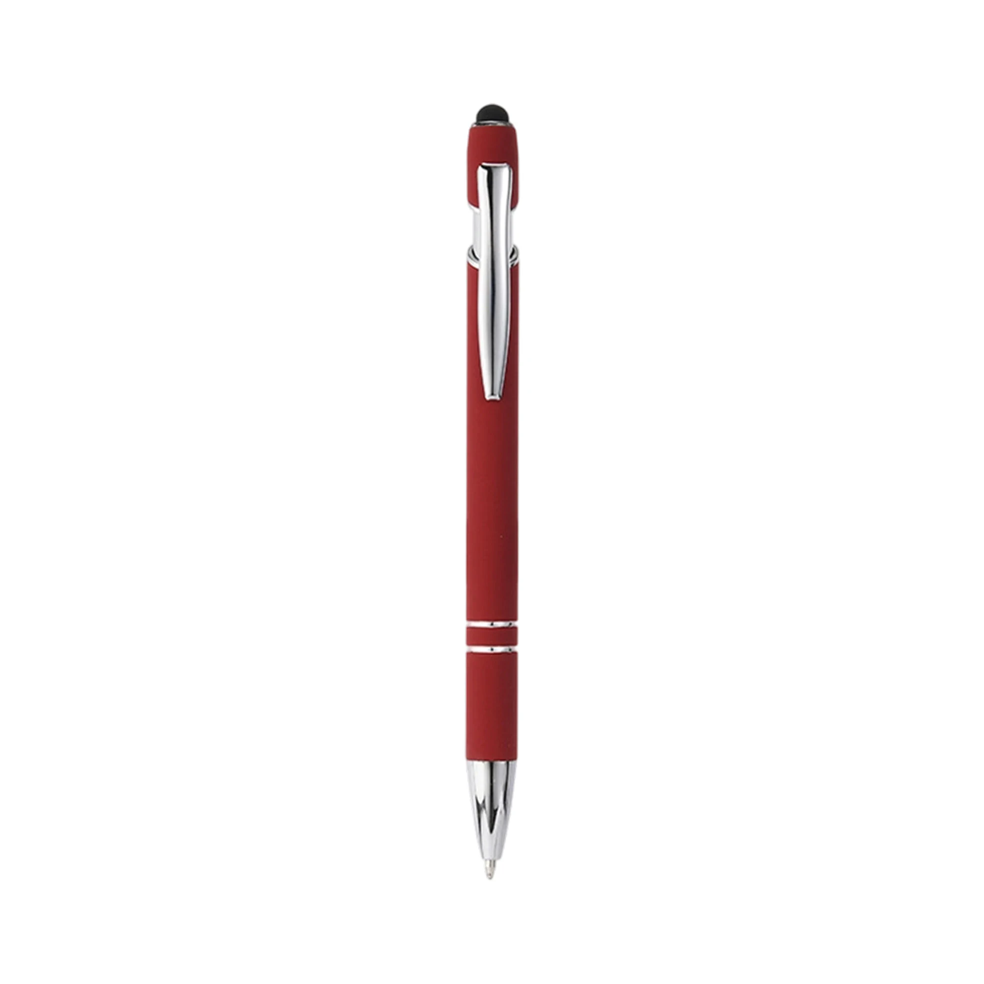 softy pen with stylus-Red softy pen with stylus