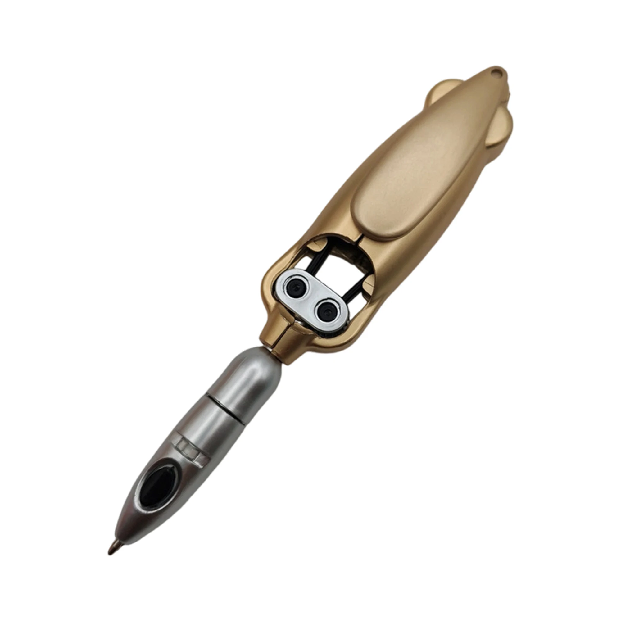 Novelty Transforming Pen Transformer Robotic Pen-Without-Logo Novelty Transforming Pen Transformer Robotic Pen -Golden