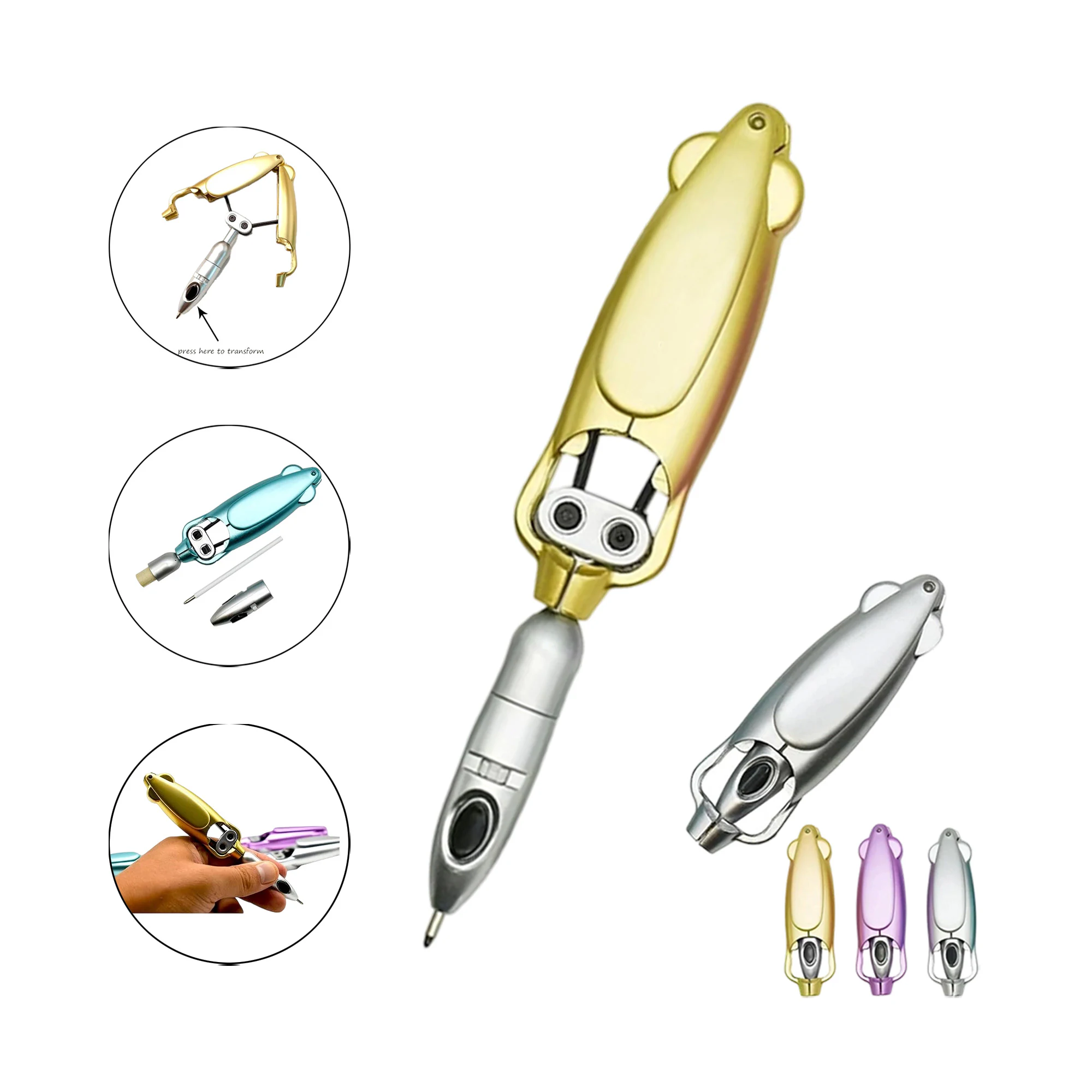 Novelty Transforming Pen Transformer Robotic Pen-Without-Logo Novelty Transforming Pen Transformer Robotic Pen-Without-Logo