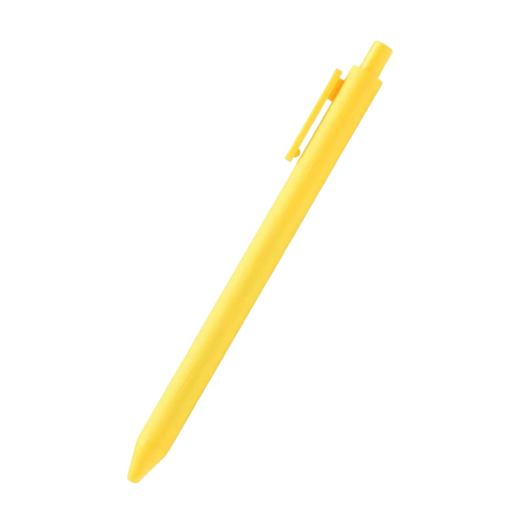 retractable ballpoint pen retractable ballpoint pen-Yellow